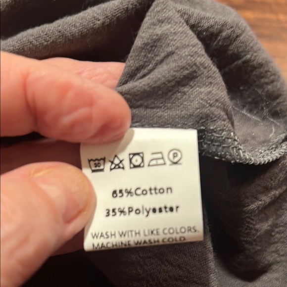 Gray Fish Print Blouse New Never Worn. - Picture 3 of 4